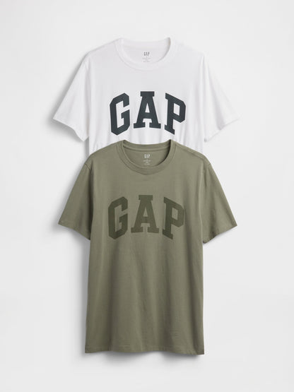 Yeşil Everyday Soft Gap Logo 2'li T-shirt Seti