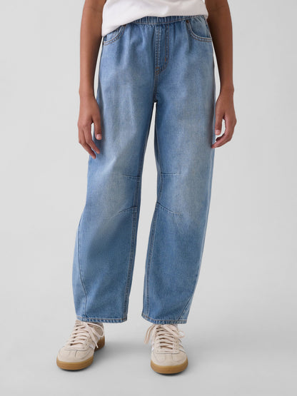Mavi High Rise Easy Barrel Jean Pantolon