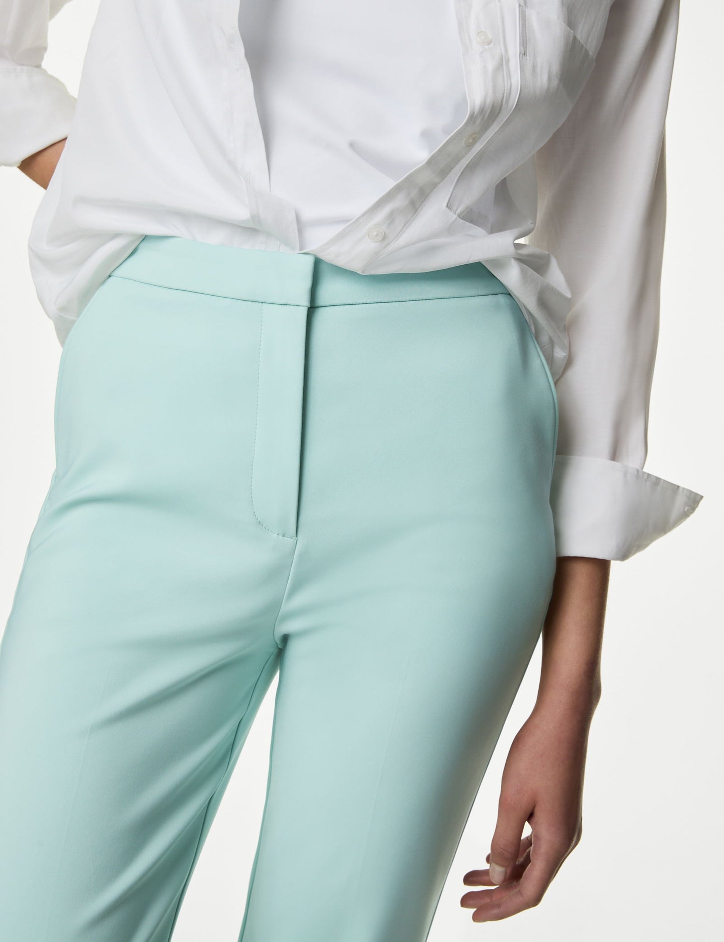 Slim Fit Yüksek Bel Pantolon
