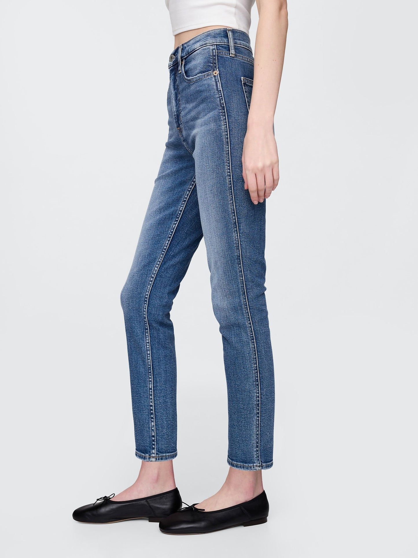 Mavi High Rise Cigarette Washwell™ Jean Pantolon