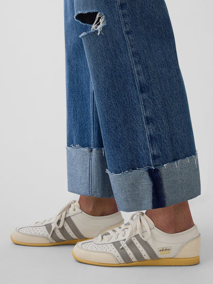 Mavi Low Rise '90s Loose Easy Crop Jean Pantolon