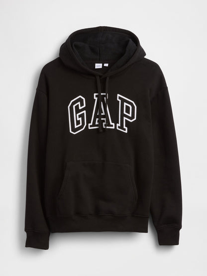 Siyah Gap Logo Fleece Sweatshirt