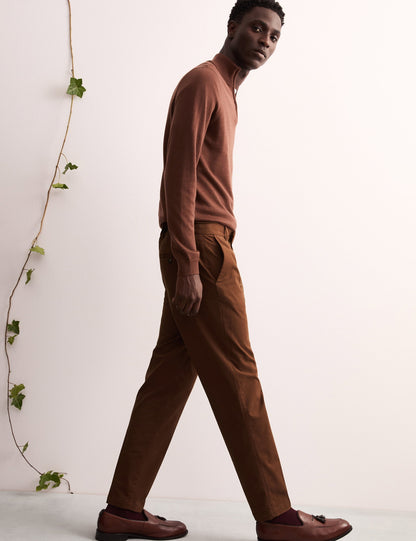 Tapered Fit Italian Chino Pantolon