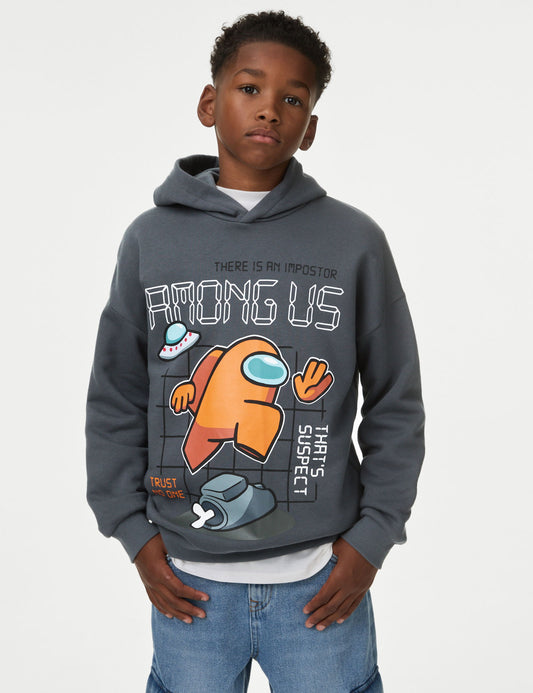 Among Us™ Kapüşonlu Sweatshirt (6-16 Yaş)
