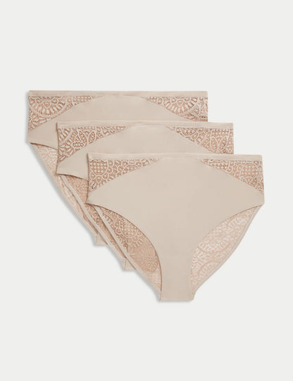 3'lü Body Soft™ Brazilian Yüksek Bel Külot Seti
