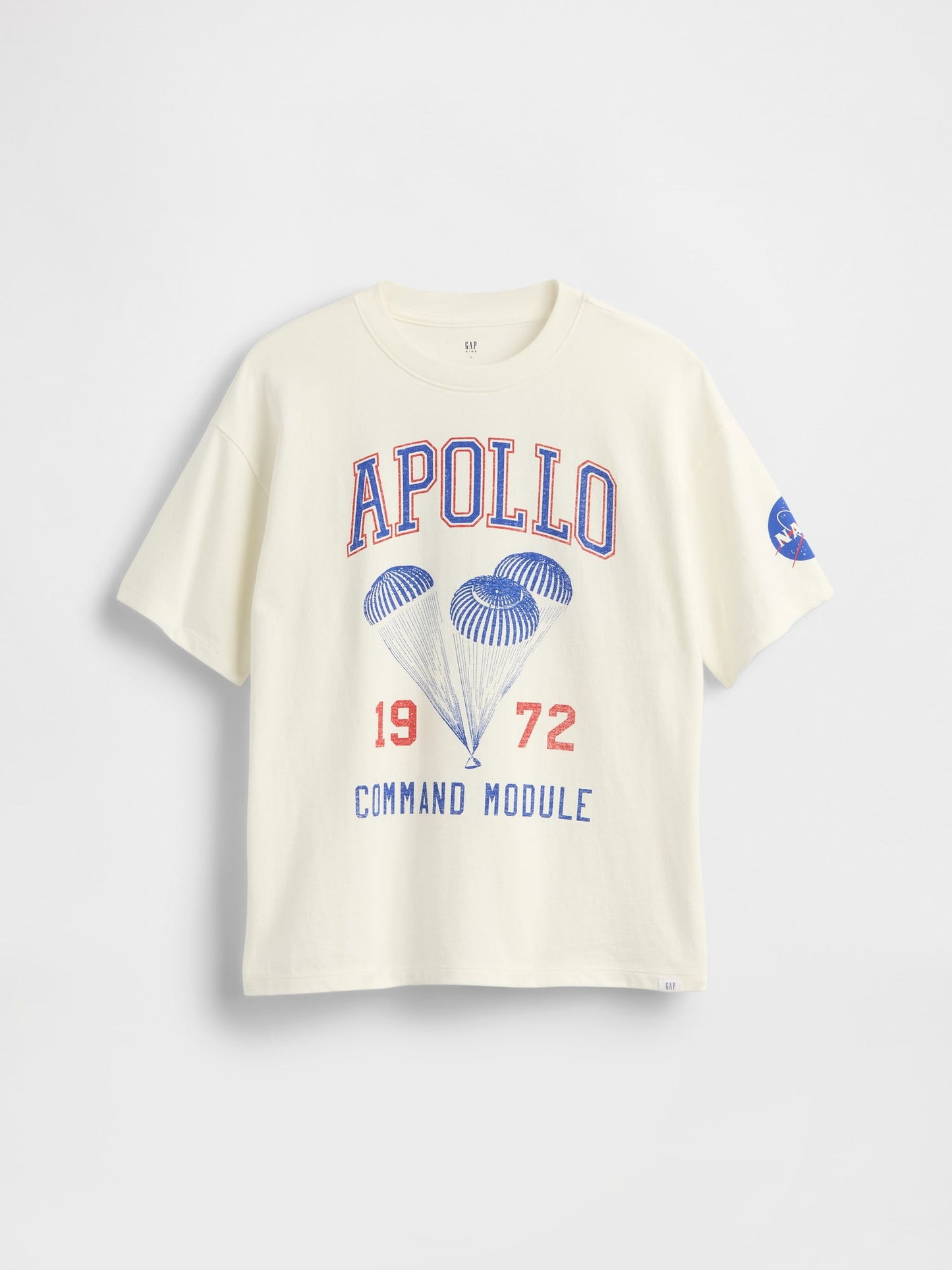 Beyaz Kids Nasa Grafik T-shirt