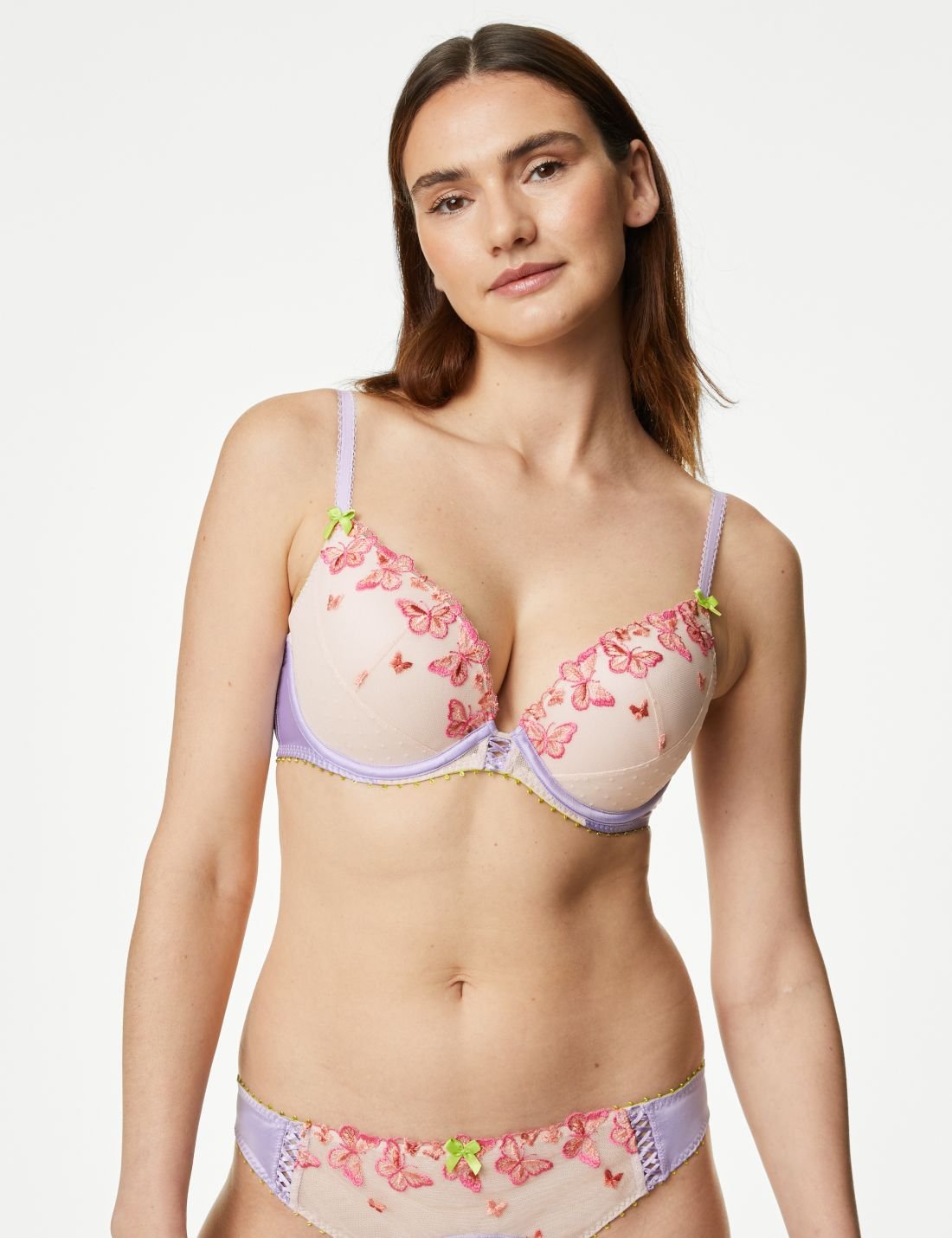 Aurelia Işleme Detaylı Destekli Push Up Sütyen