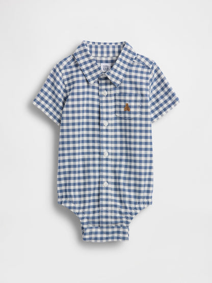 Mavi Gingham Oxford Bodysuit