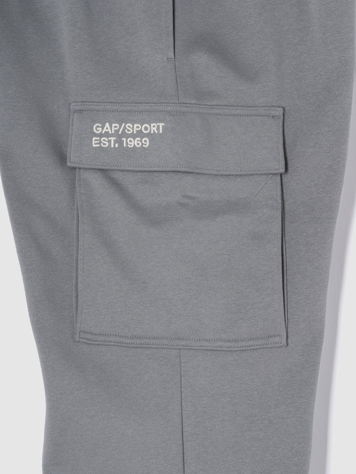 Gri Gap Logo Vintage Soft Kargo Pantolon