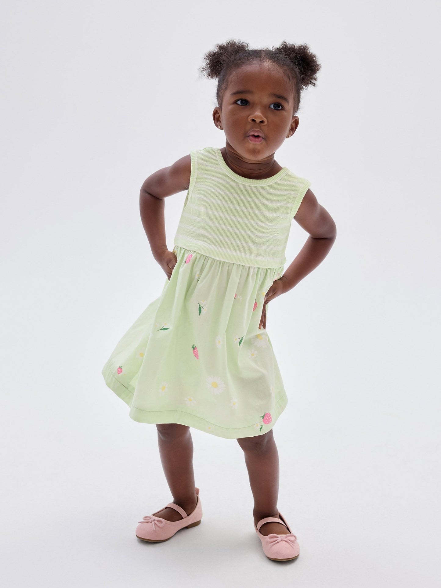 Açık Yeşil Babygap Tank Elbise