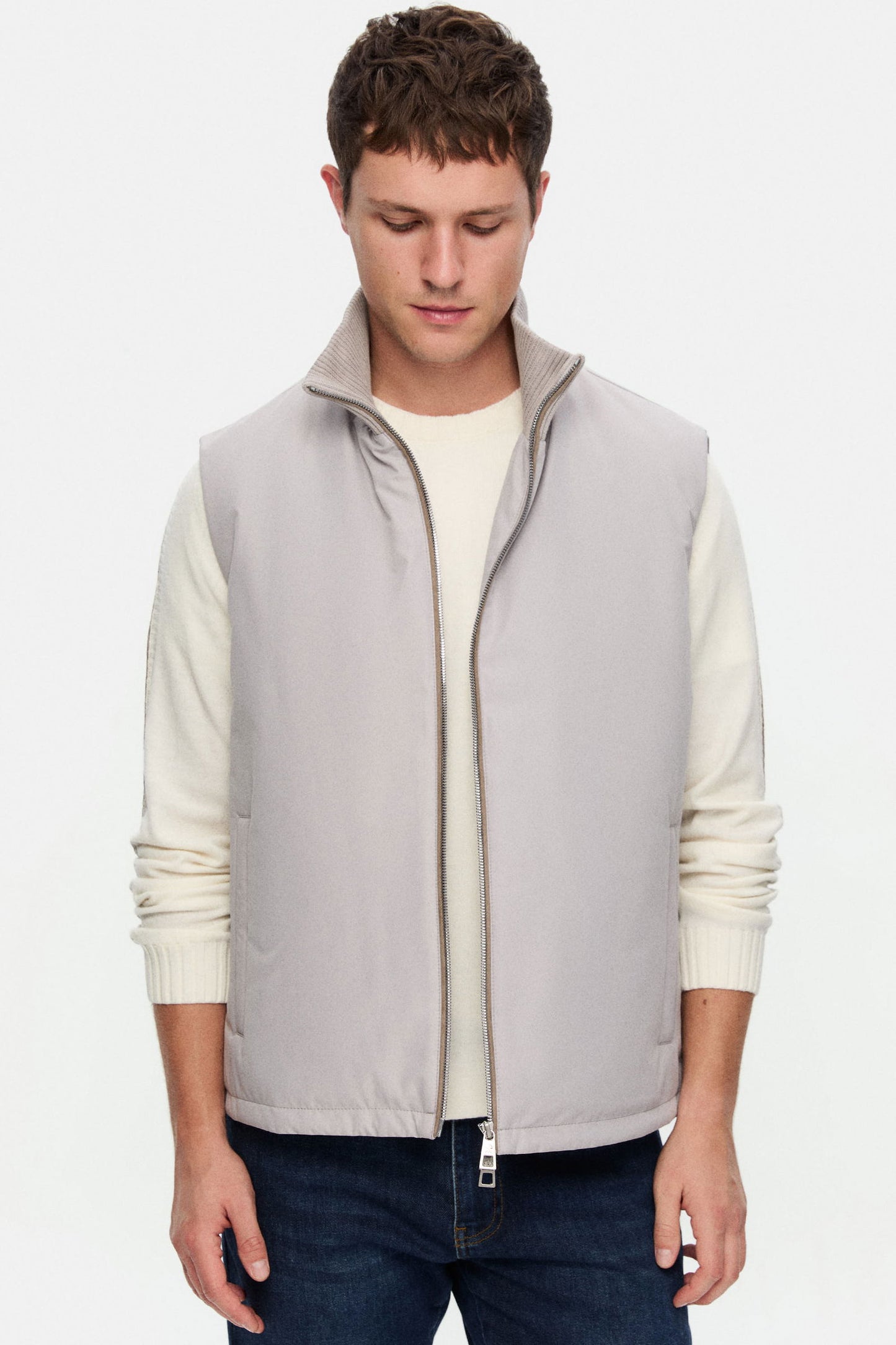 Damat Regular Fit Taş Yelek Mont