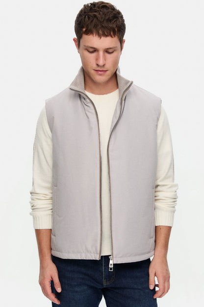 Damat Regular Fit Taş Yelek Mont