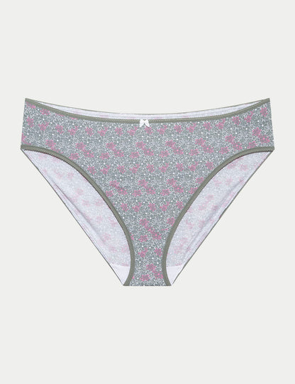 5'li Cotton Lycra:registered: High Leg Külot Seti