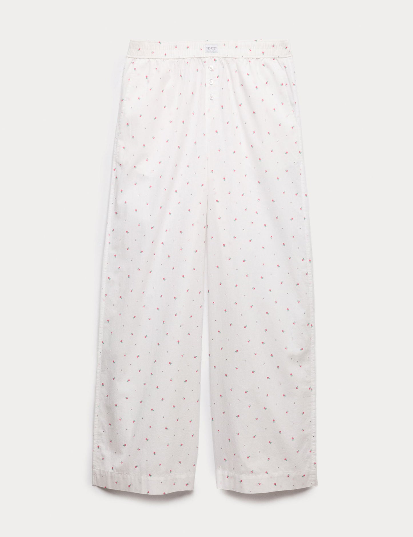 Çiçek Desenli Pijama Altı
