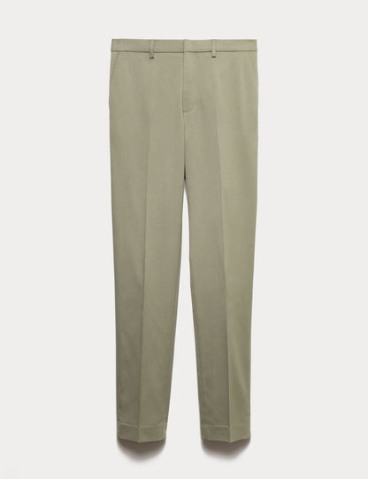 Slim Fit Twill Pantolon