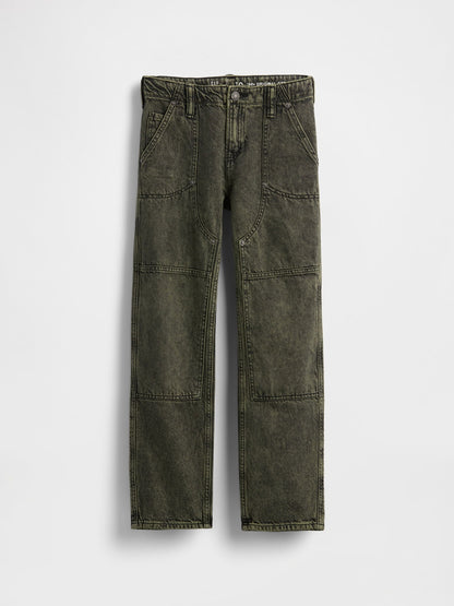 Yeşil Original Straight Jean Pantolon