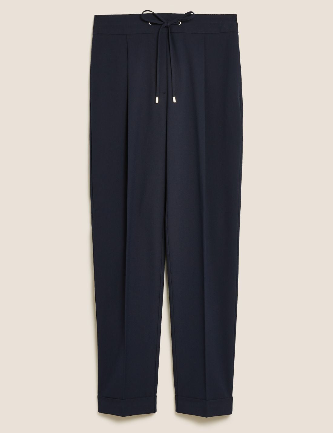 Tapered Fit Kemer Detaylı Pantolon
