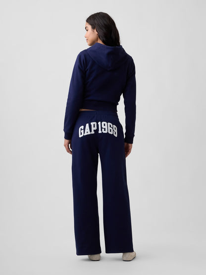 Lacivert Gap Grafik Straight-leg Eşofman Altı