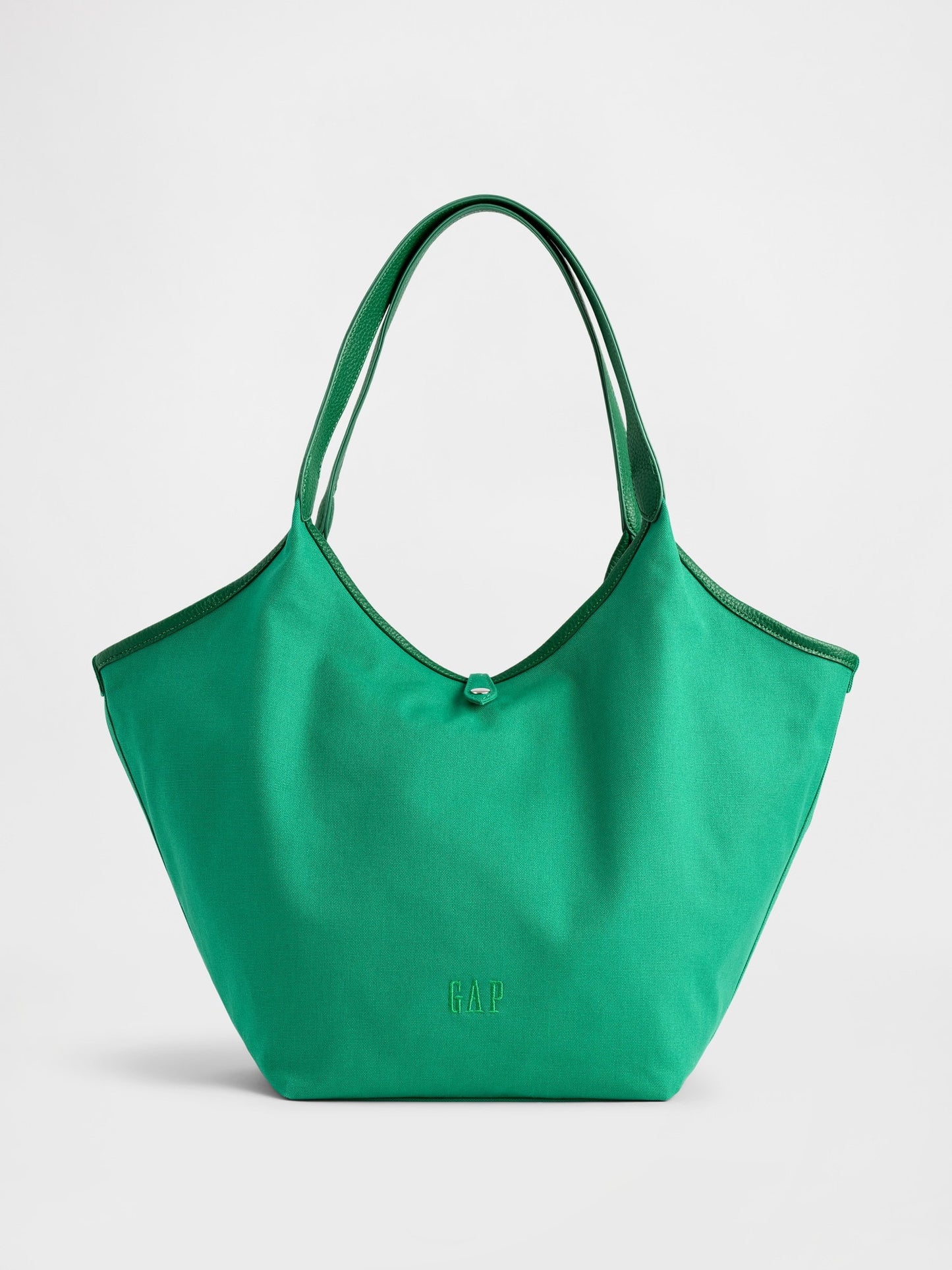 Açık Yeşil Kanvas Slouchy Tote Çanta