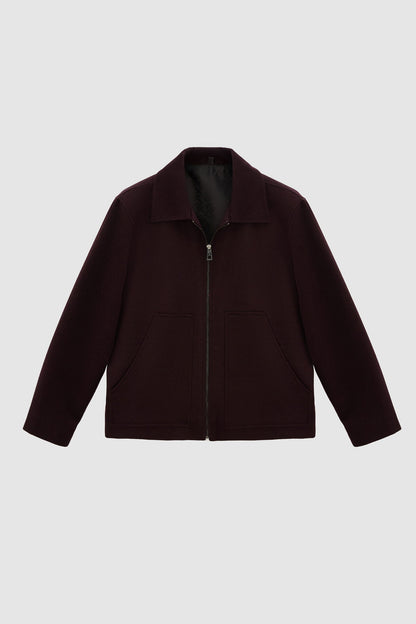 Tween Relaxed Fit Bordo Düz Mont