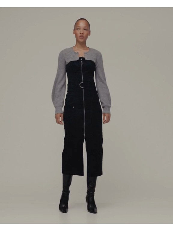 Gri Gapstudio Cashsoft Shrunken Crop Hırka