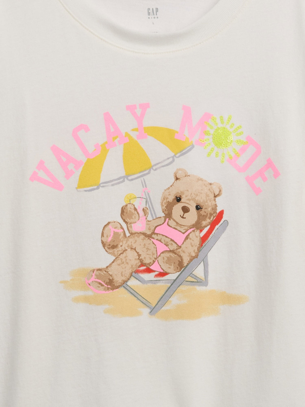 Açık Mavi Relaxed Grafik Baskılı T-shirt