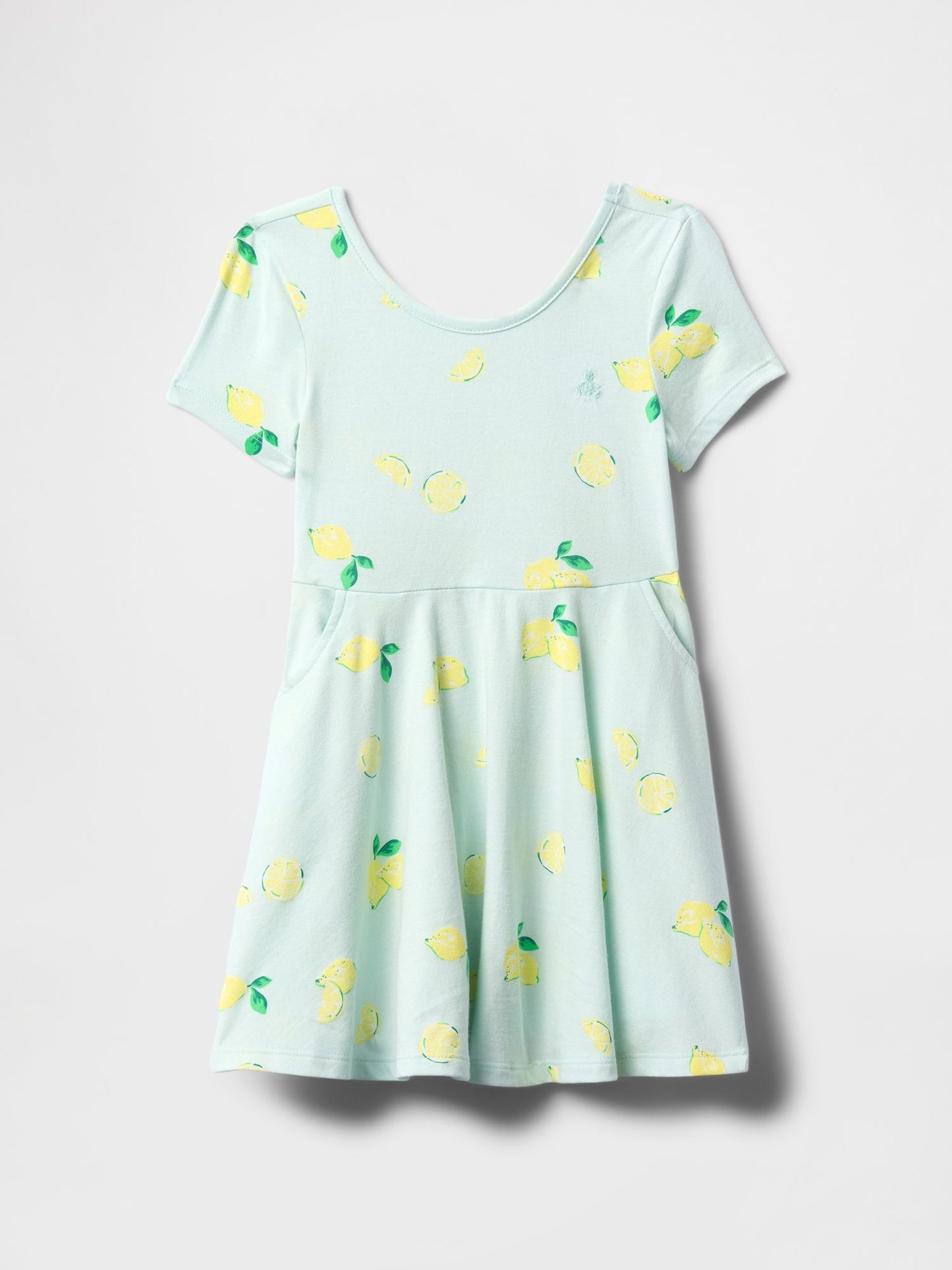 Limon Desenli Mix & Match Twirl Elbise