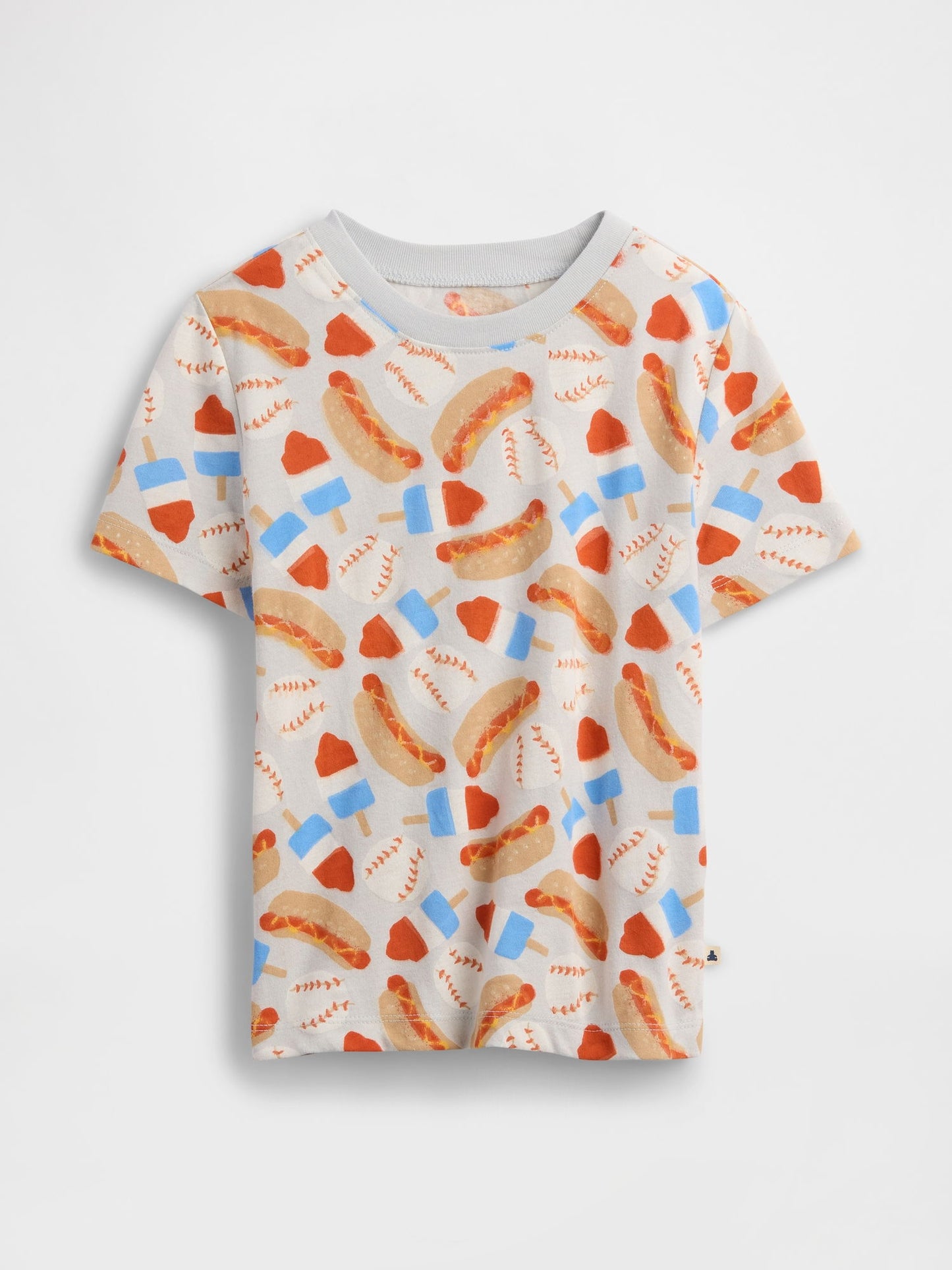 Krem Grafikli T-shirt