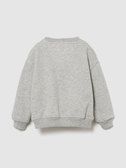 Gri Vintagesoft Terry Ayı Logo Sweatshirt