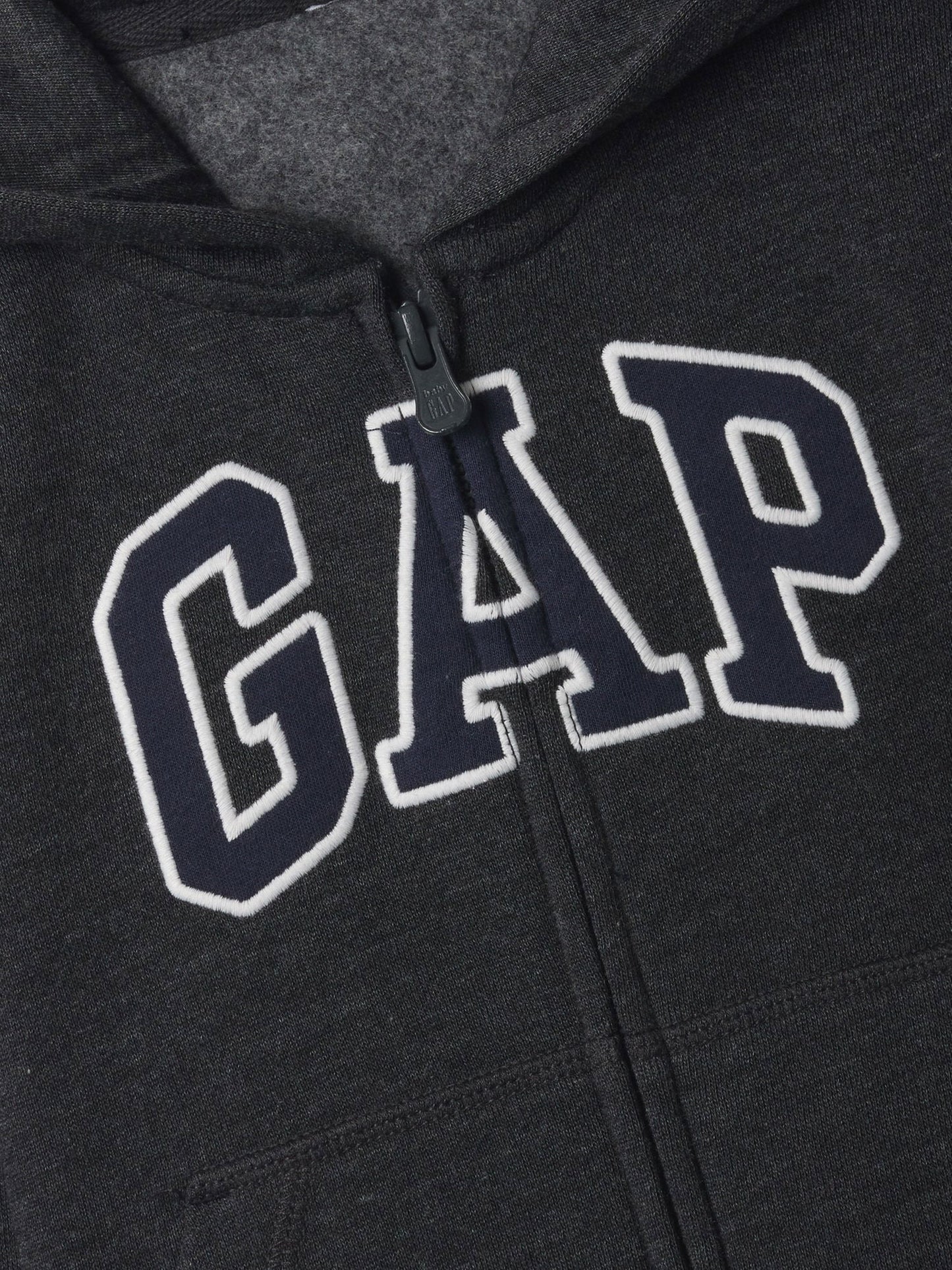 Siyah Gap Logo Fleece Sweatshirt