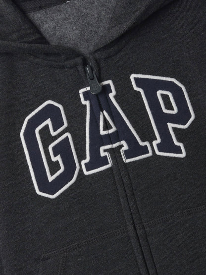 Siyah Gap Logo Fleece Sweatshirt