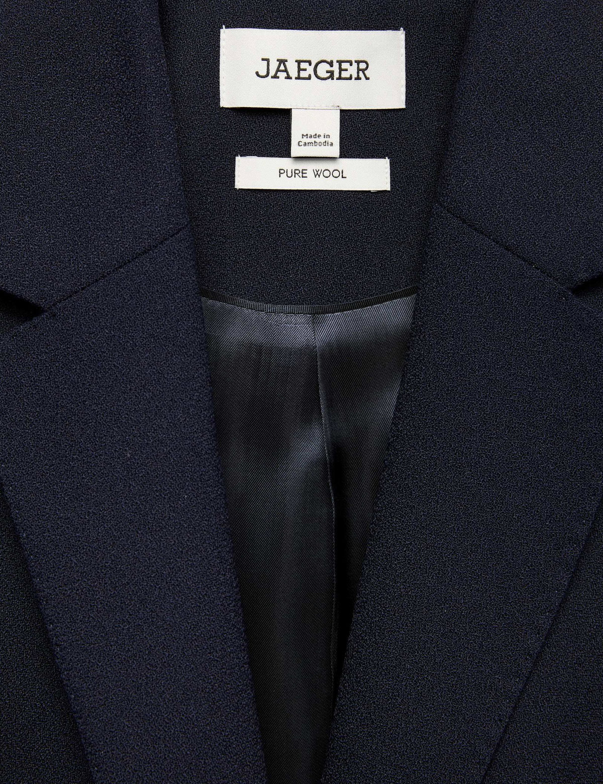 Jaeger Saf Yün Tek Düğmeli Kadın Blazer