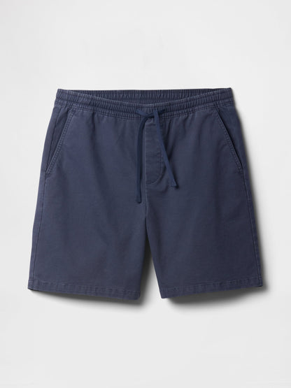 Lacivert Twill Şort