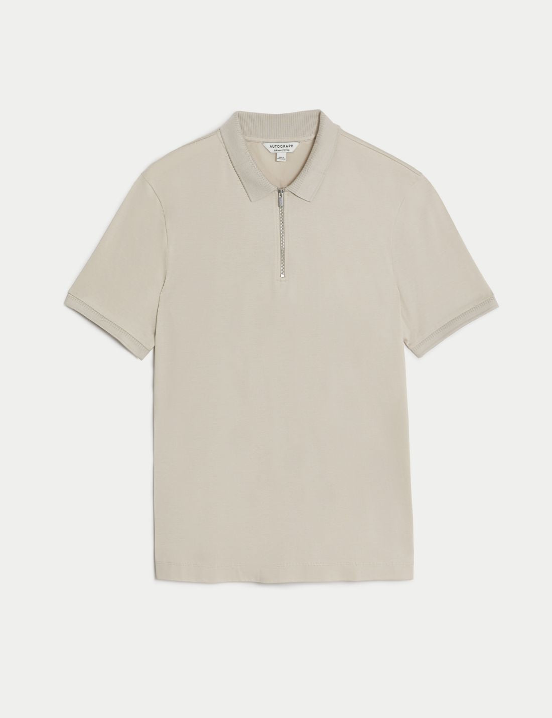 Yumuşak Dokulu Örme Polo Yaka T-shirt