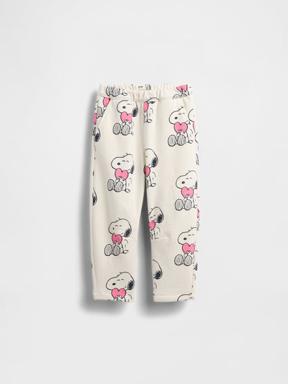 Krem Vintagesoft Snoopy Barrel Eşofman Altı