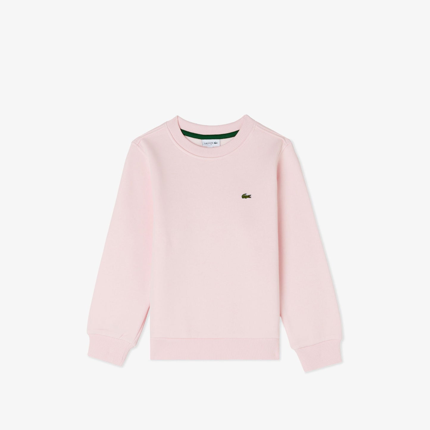 Lacoste Çocuk Bisiklet Yaka Pembe Sweatshirt