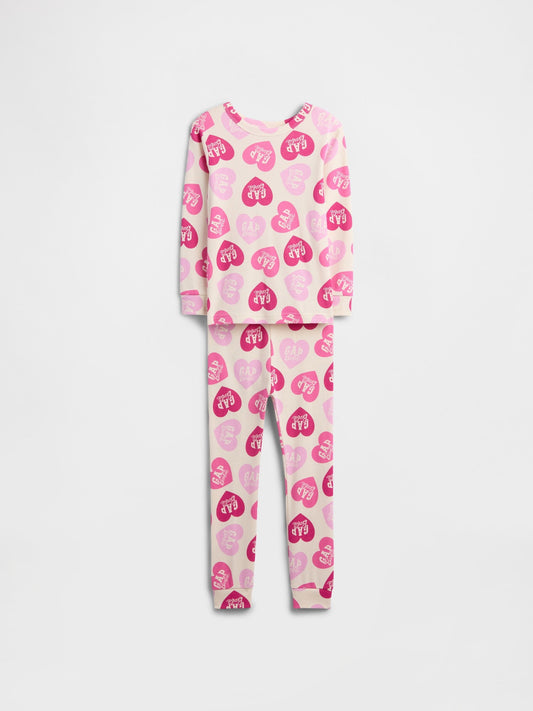 Pembe Barbie 100% Organik Pamuk Pijama Takımı