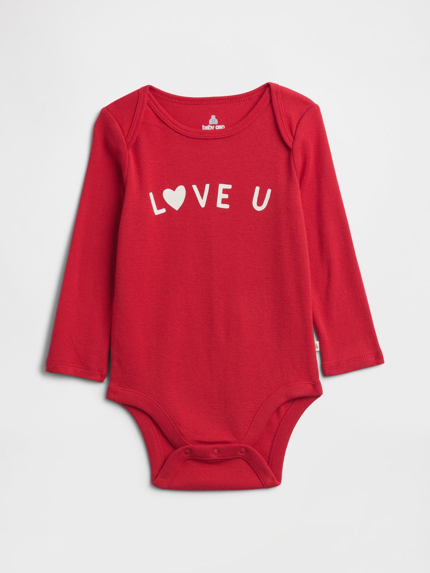 Kırmızı Grafik Desenli Bodysuit