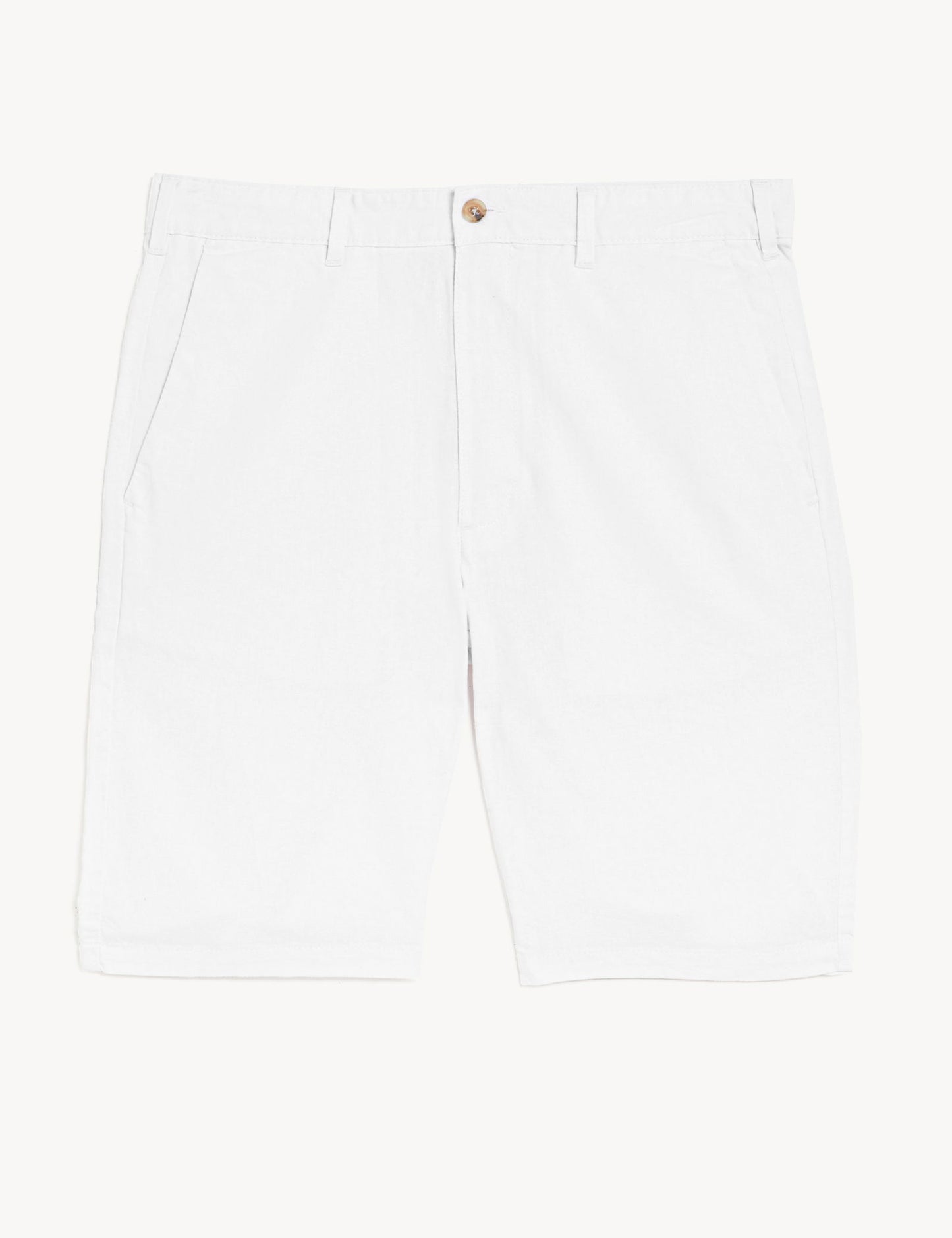 Regular Fit Keten Şort