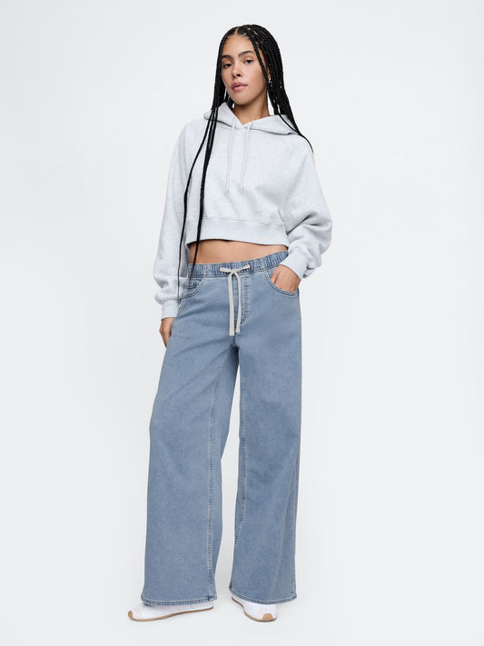 Mavi Mid Rise Easy Baggy Jean Pantolon