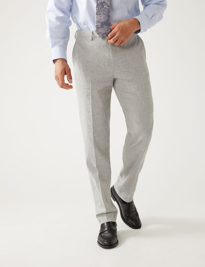 Tailored Fit Italian Linen Miracle™ Pantolon