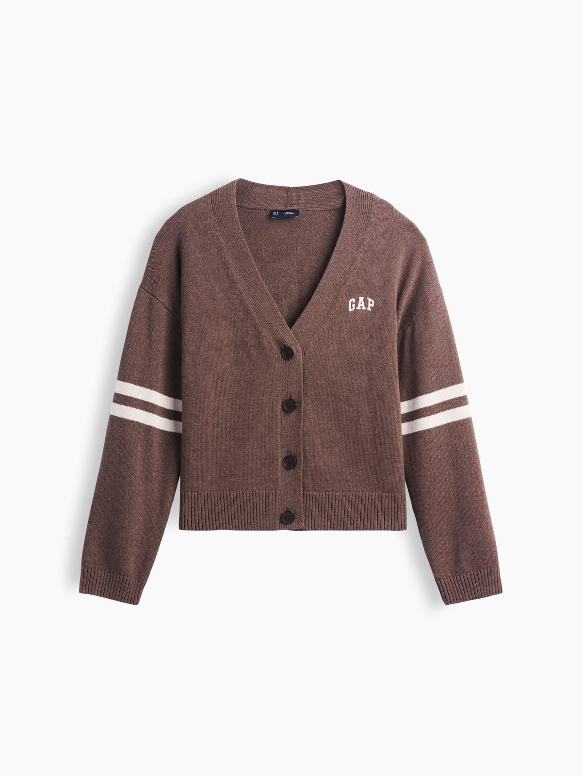 Mor 100% Pamuk Oversized Gap Logo Triko Hırka
