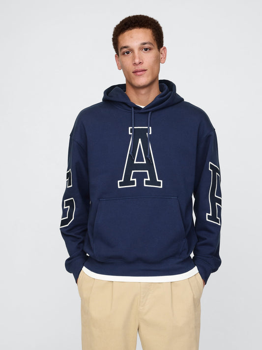Lacivert Gap Logo Heavyweight Sweatshirt