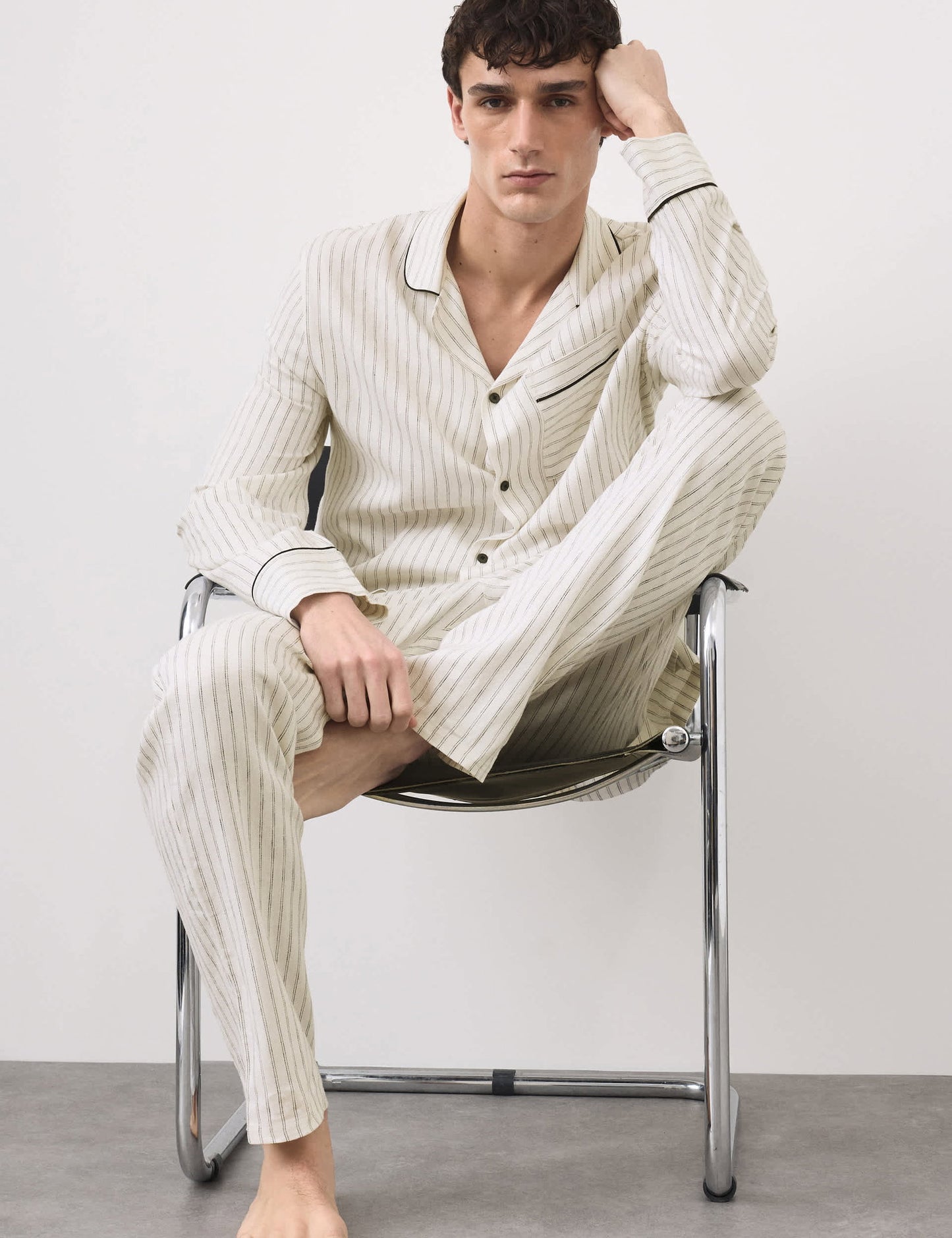 Autograph Keten Karışımlı Pijama Altı