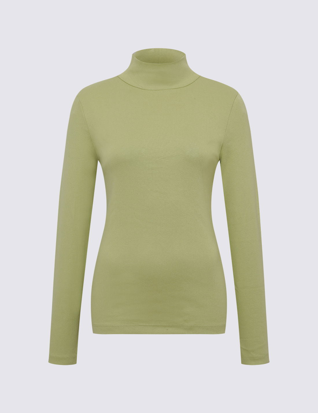Pamuklu Boğazlı Yaka Slim Fit Üst