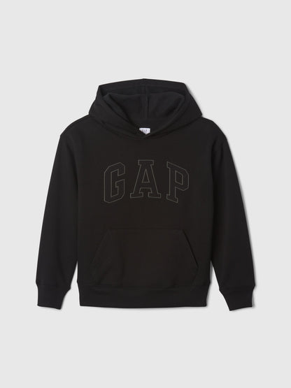 Siyah Gap Logo Kapüşonlu Sweatshirt