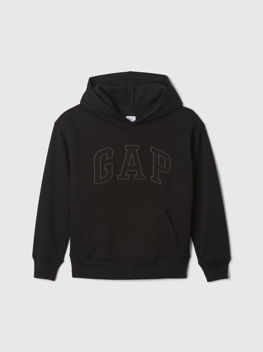 Siyah Gap Logo Kapüşonlu Sweatshirt