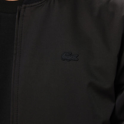 Lacoste Erkek Dik Yaka Siyah Bomber Ceket