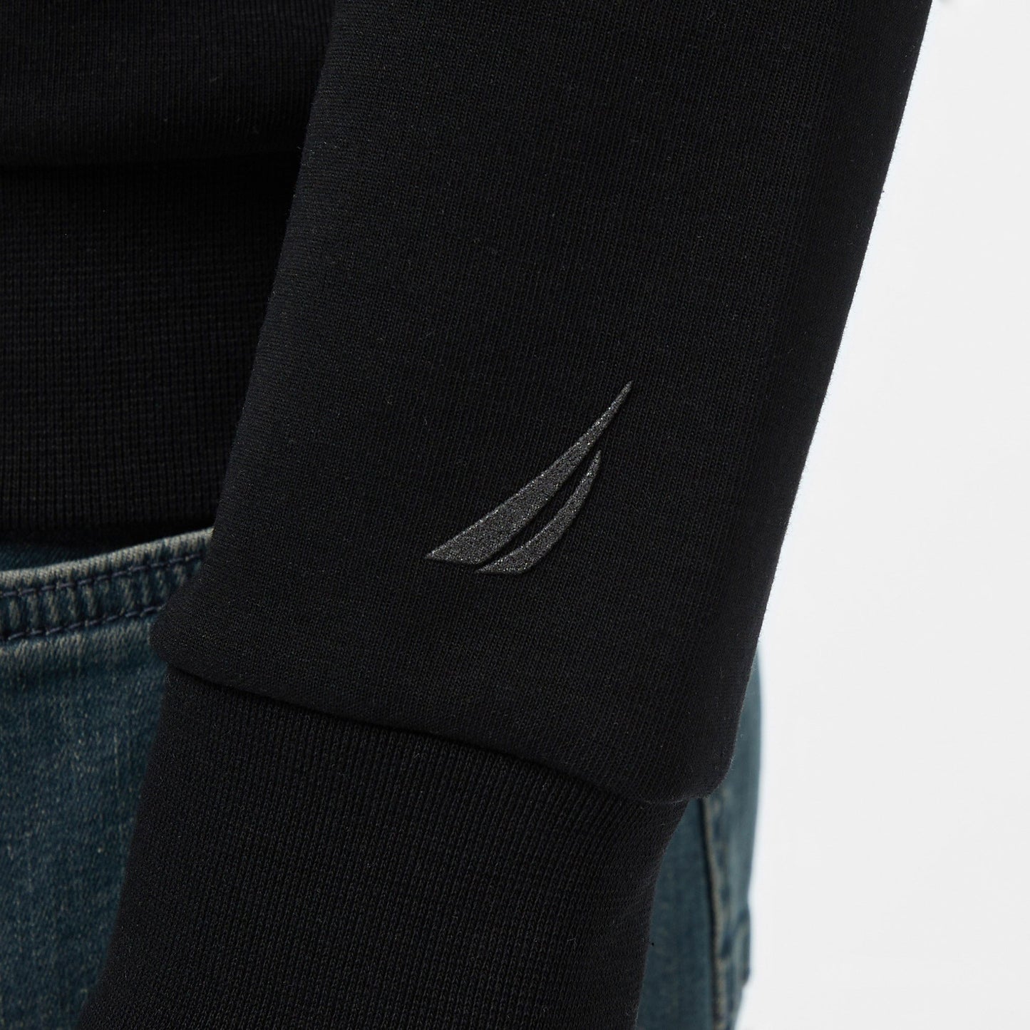 Nautica Erkek Siyah Classic Fit Sweatshirt