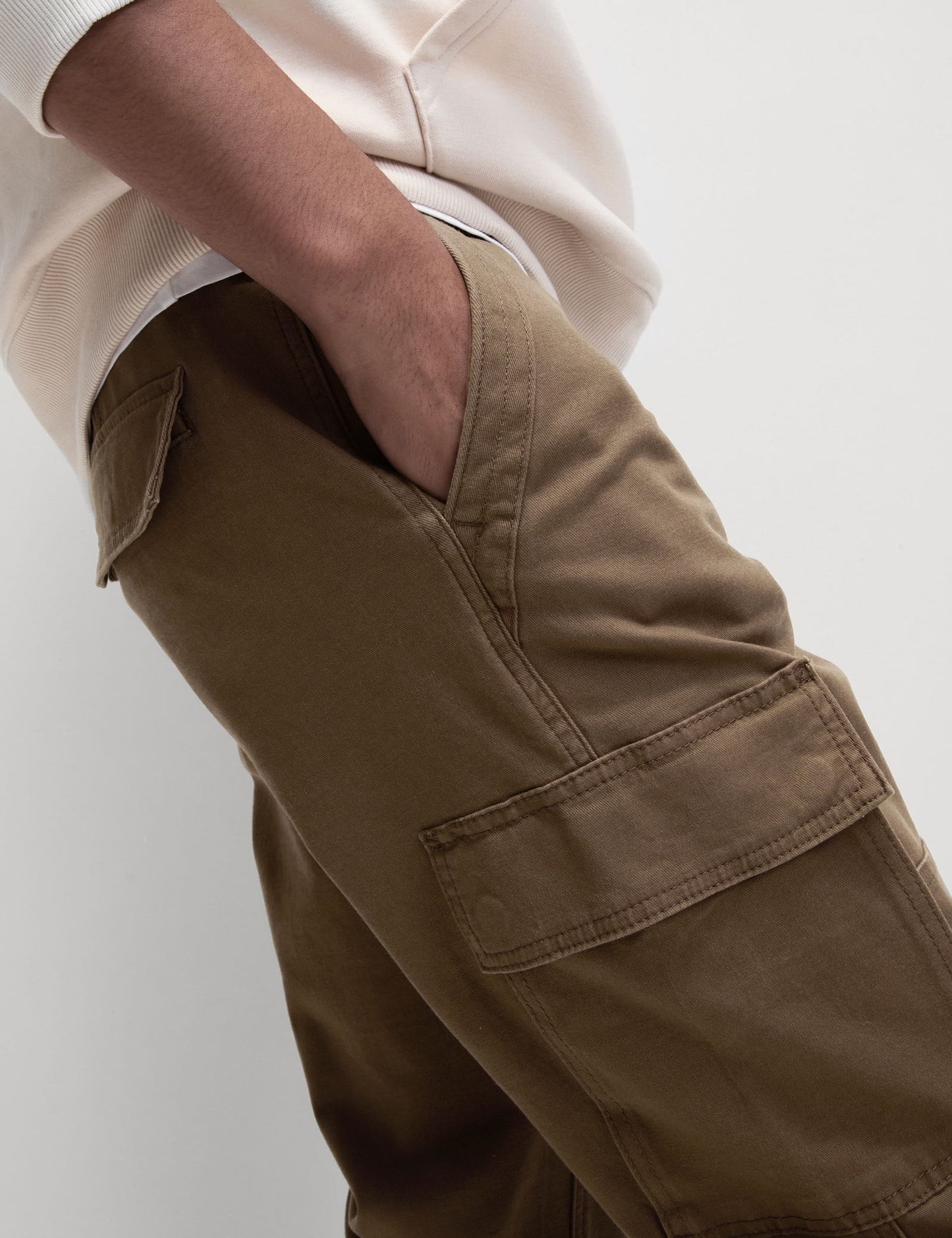 Tapered Fit Kargo Pantolon